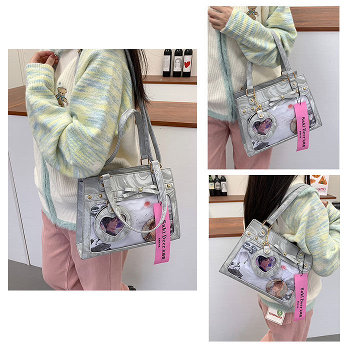 BACKYARD FAMILY「痛バッグ リボン ショルダー 推し活 2WAY 通販 痛バック 痛バ 推し活バッグ 推し活バック」|ショルダー・メッセンジャー|