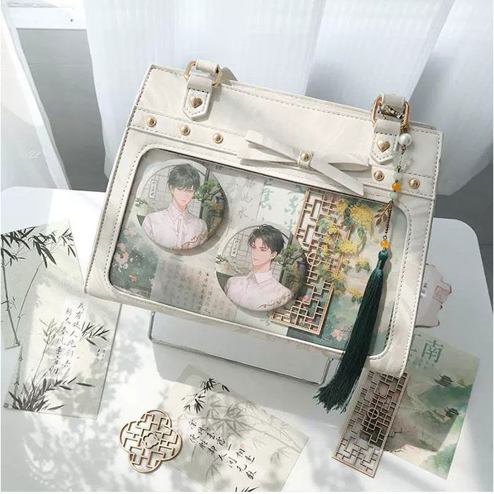 BACKYARD FAMILY「痛バッグ リボン ショルダー 推し活 2WAY 通販 痛バック 痛バ 推し活バッグ 推し活バック」|ショルダー・メッセンジャー|