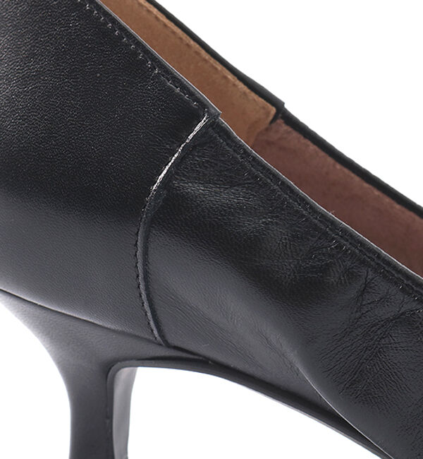 銀座かねまつ「LSBF2111SHPBLK 【防水】【本革】アクアベルスレンダーパンプス」|パンプス|