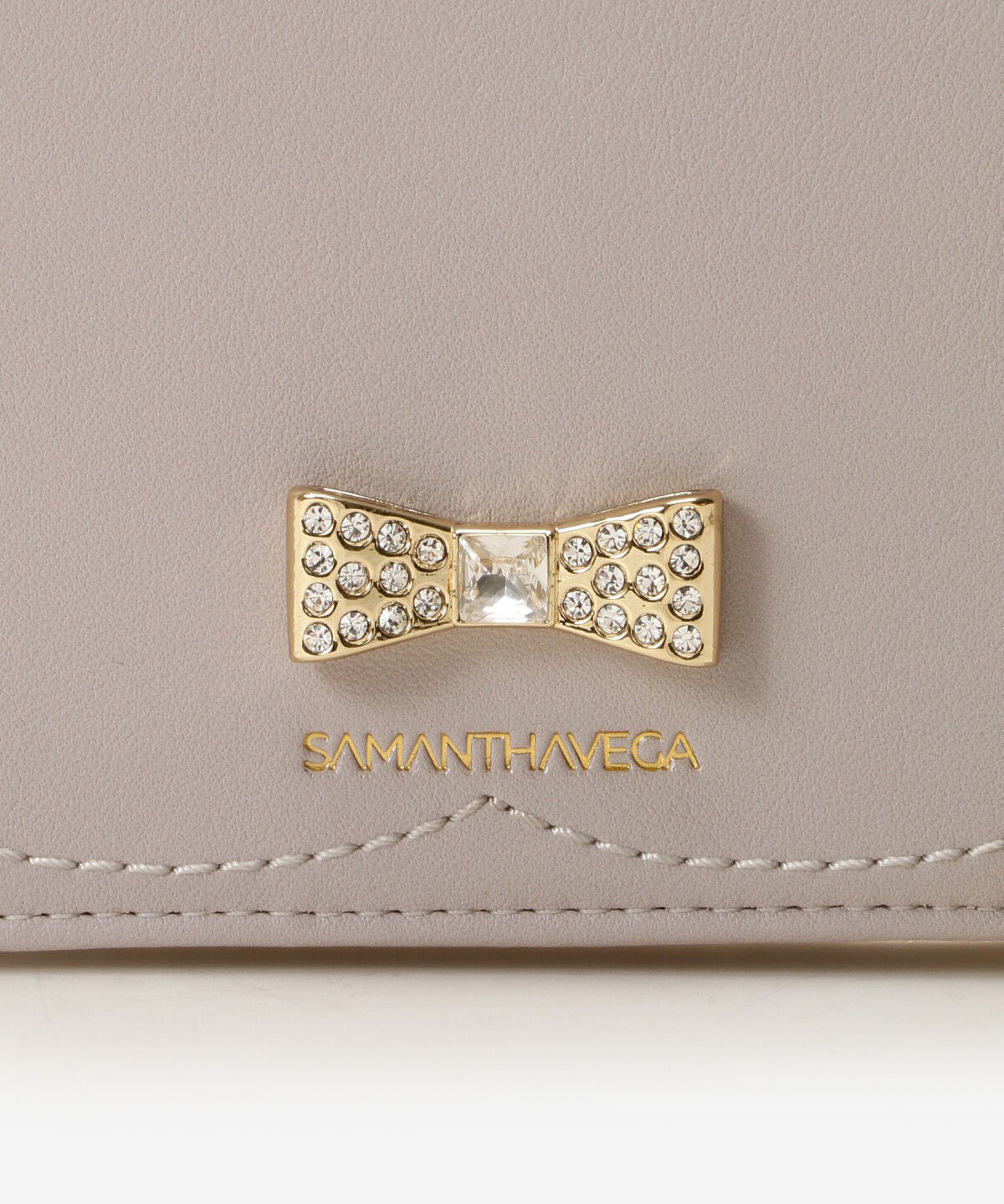 Samantha Vega「ビジューリボン　パスケース」|定期入れ|