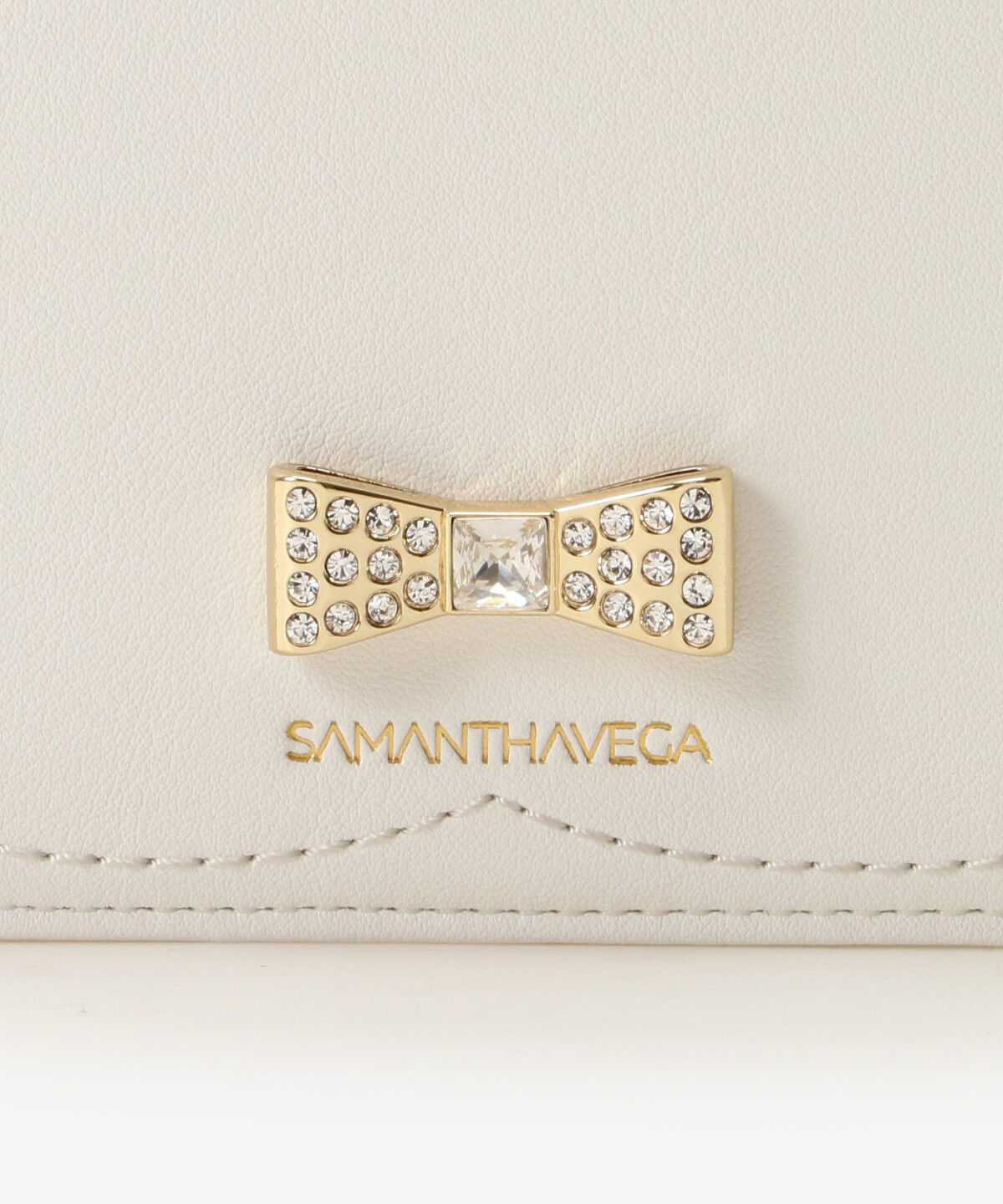 Samantha Vega「ビジューリボン　パスケース」|定期入れ|