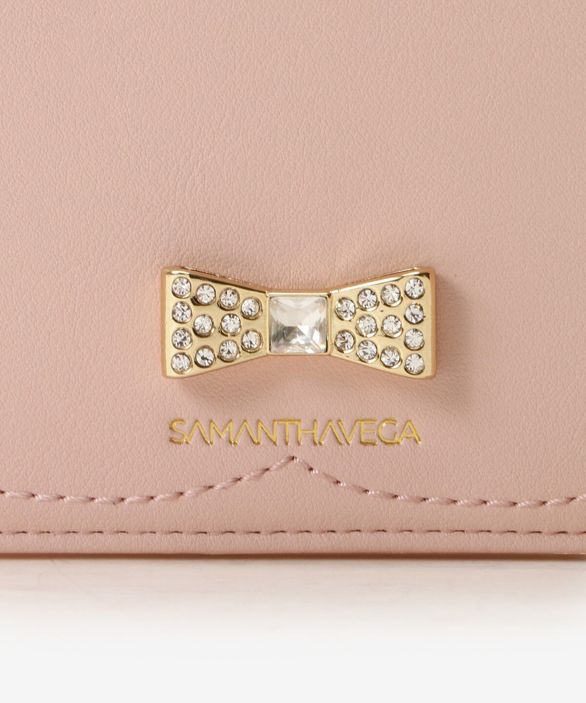 Samantha Vega「ビジューリボン　パスケース」|定期入れ|