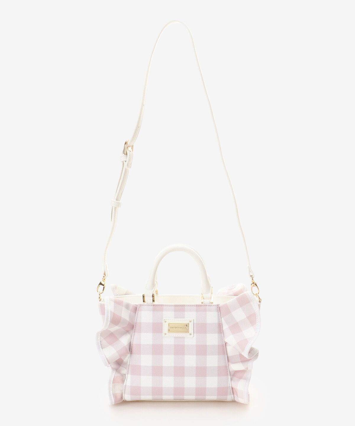 Samantha Vega「チェックフリルハンドバッグ（小）」|ハンドバッグ|