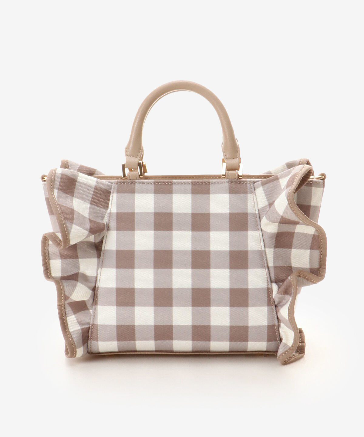 Samantha Vega「チェックフリルハンドバッグ（小）」|ハンドバッグ|