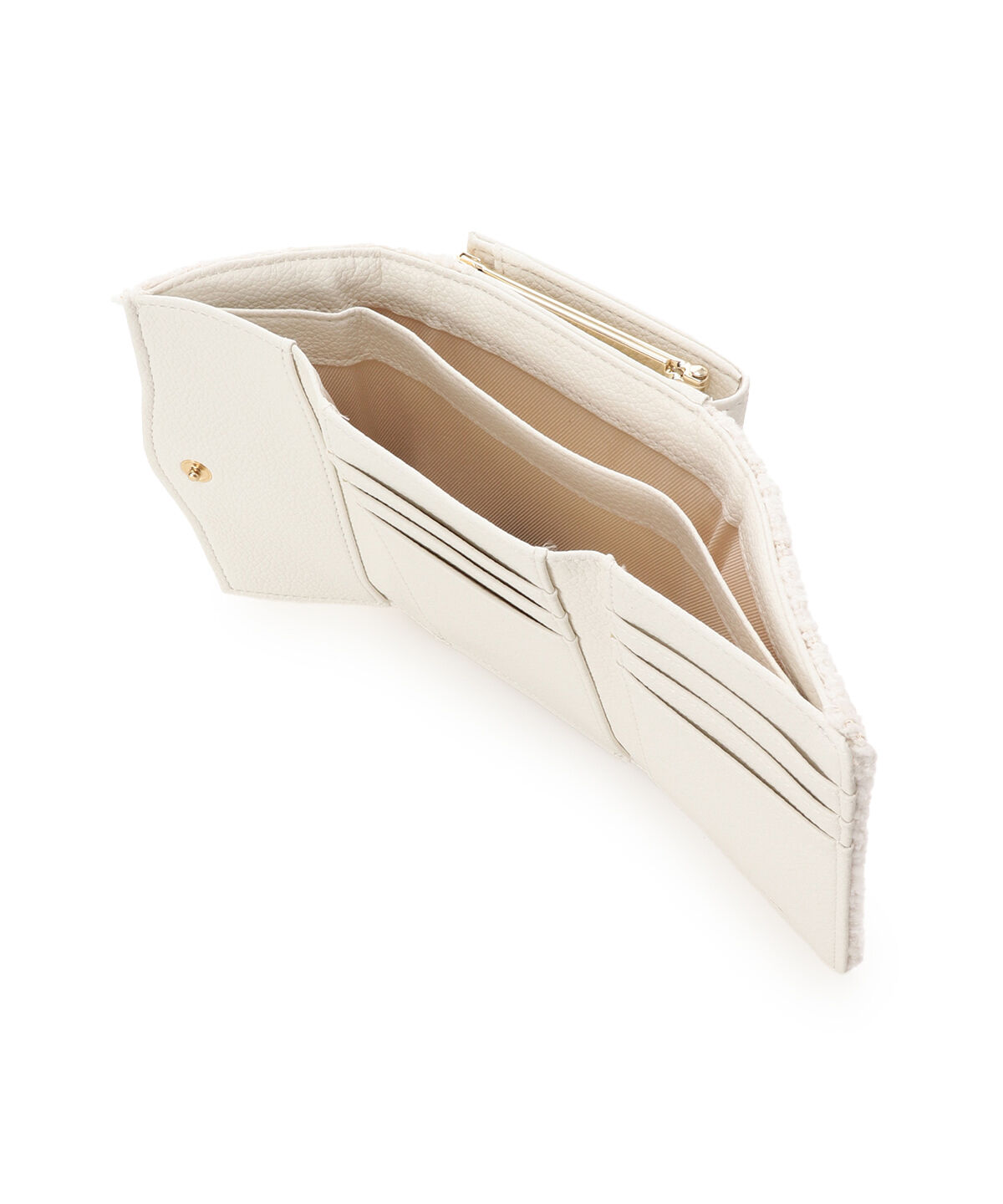 Samantha Vega「ソリッドリボンツイード折財布」|財布|