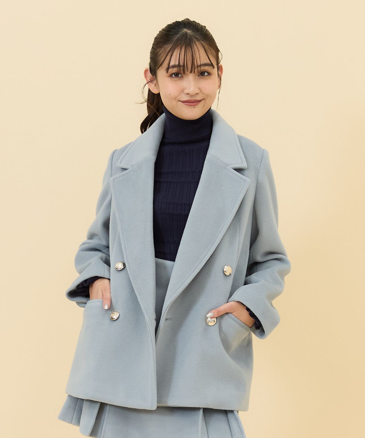 カットメルトンダブルショートコート（REDYAZEL）｜ルミネの