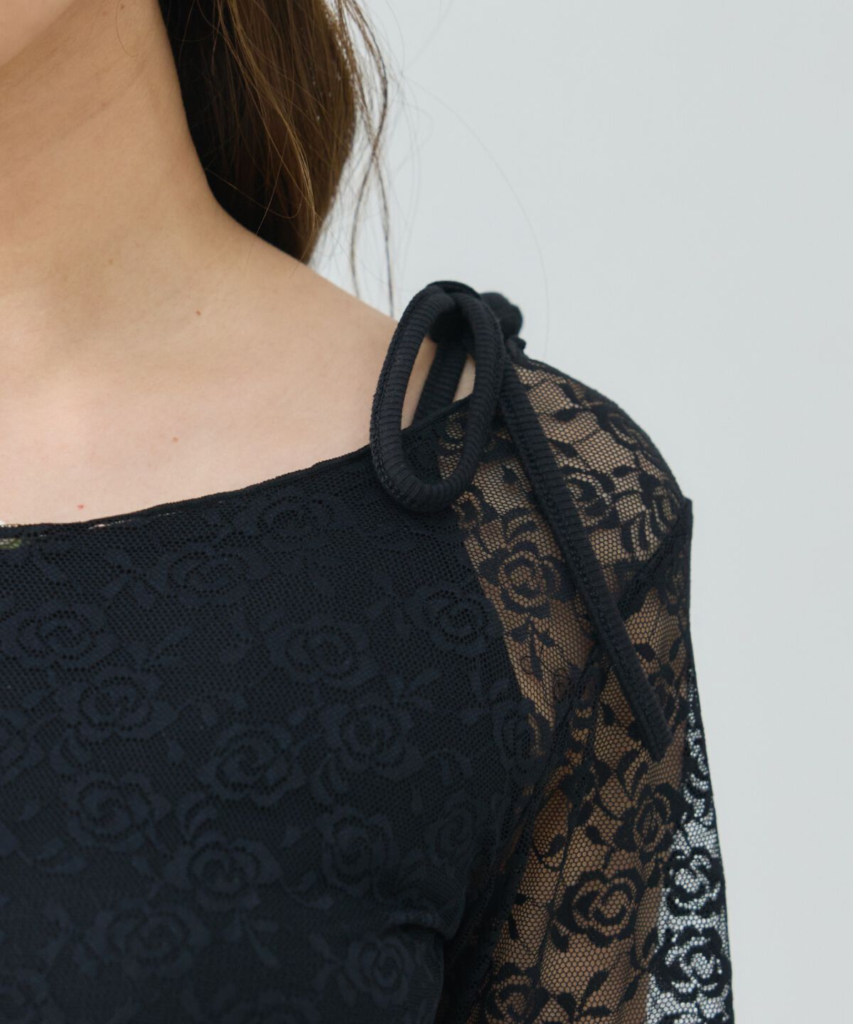 REDYAZEL「レーストップス＆リボンショルダーキャミソールセット」|Tシャツ・カットソー|