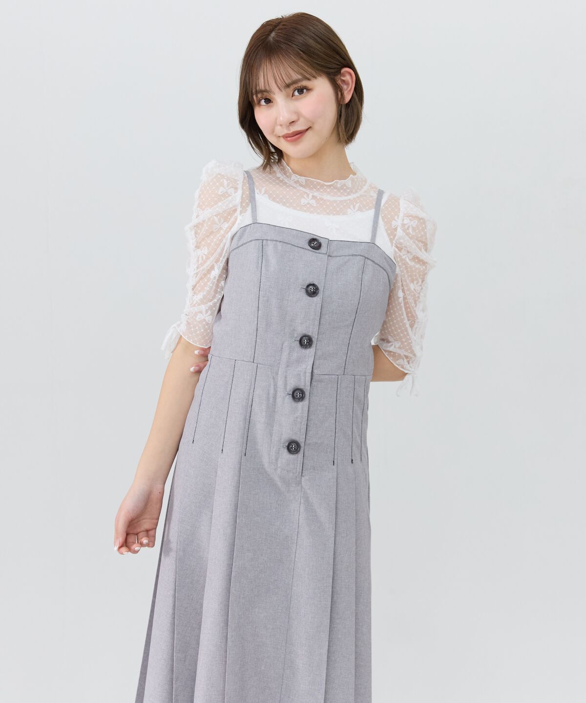 REDYAZEL「２wayプリーツジャンパースカート」|ワンピース|