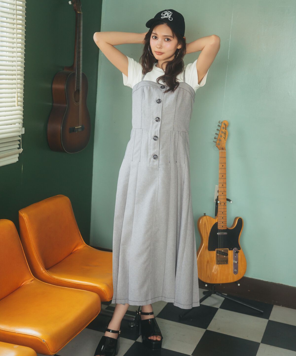 REDYAZEL「２wayプリーツジャンパースカート」|ワンピース|