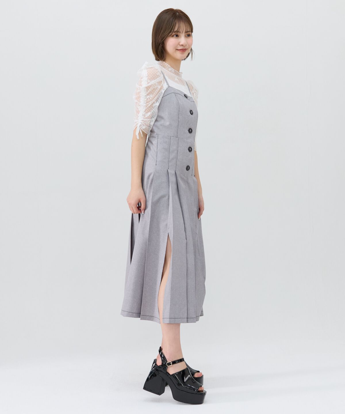 REDYAZEL「２wayプリーツジャンパースカート」|ワンピース|