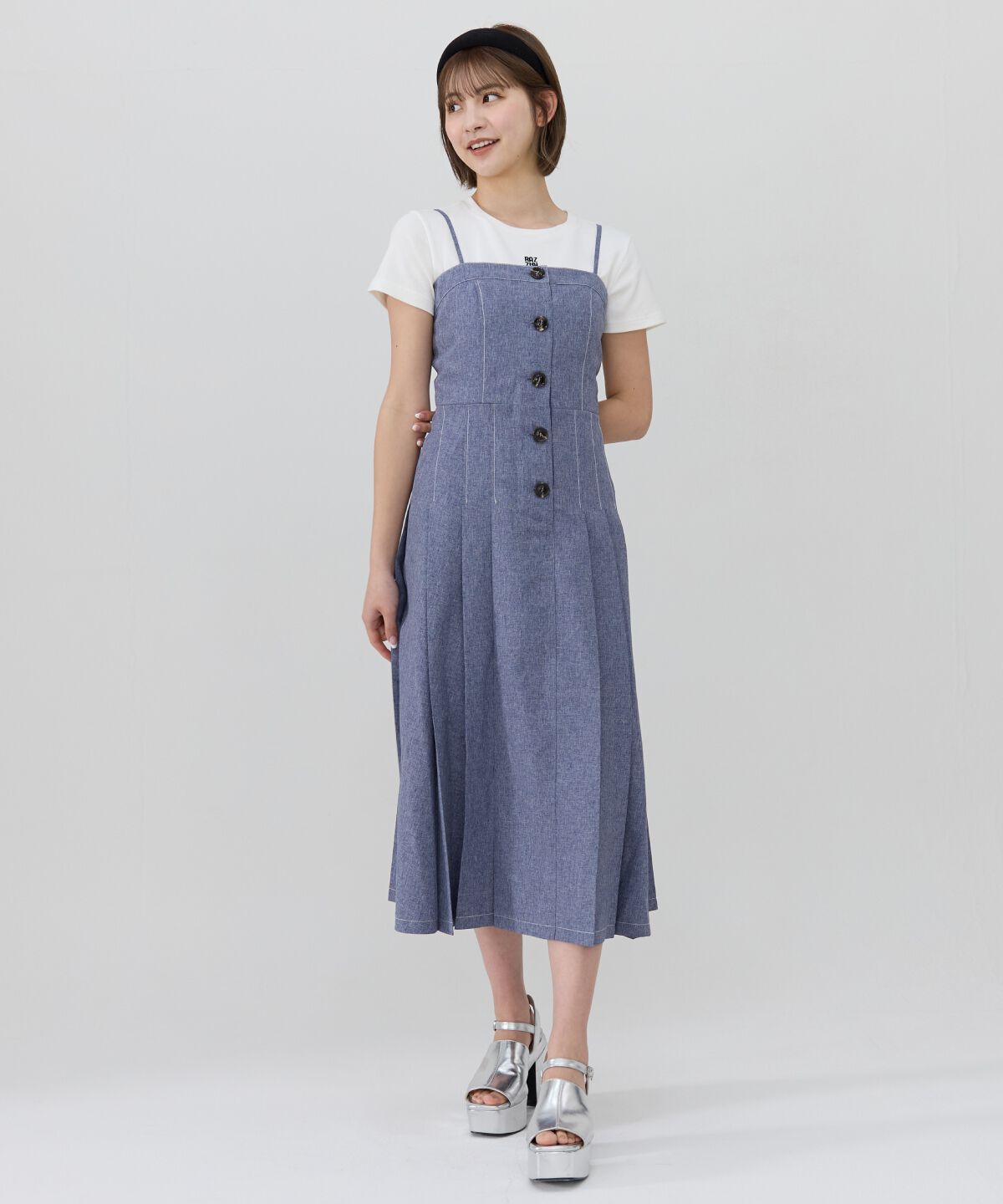 REDYAZEL「２wayプリーツジャンパースカート」|ワンピース|