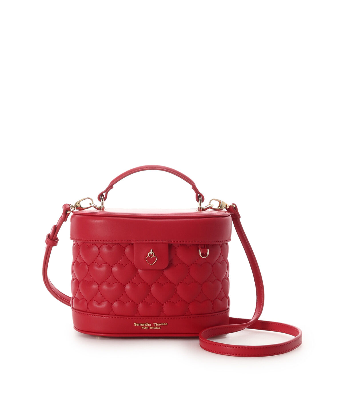 Samantha Thavasa Petit Choice「ハートキルティング ショルダーバッグ」|ショルダー・メッセンジャー|レッド
