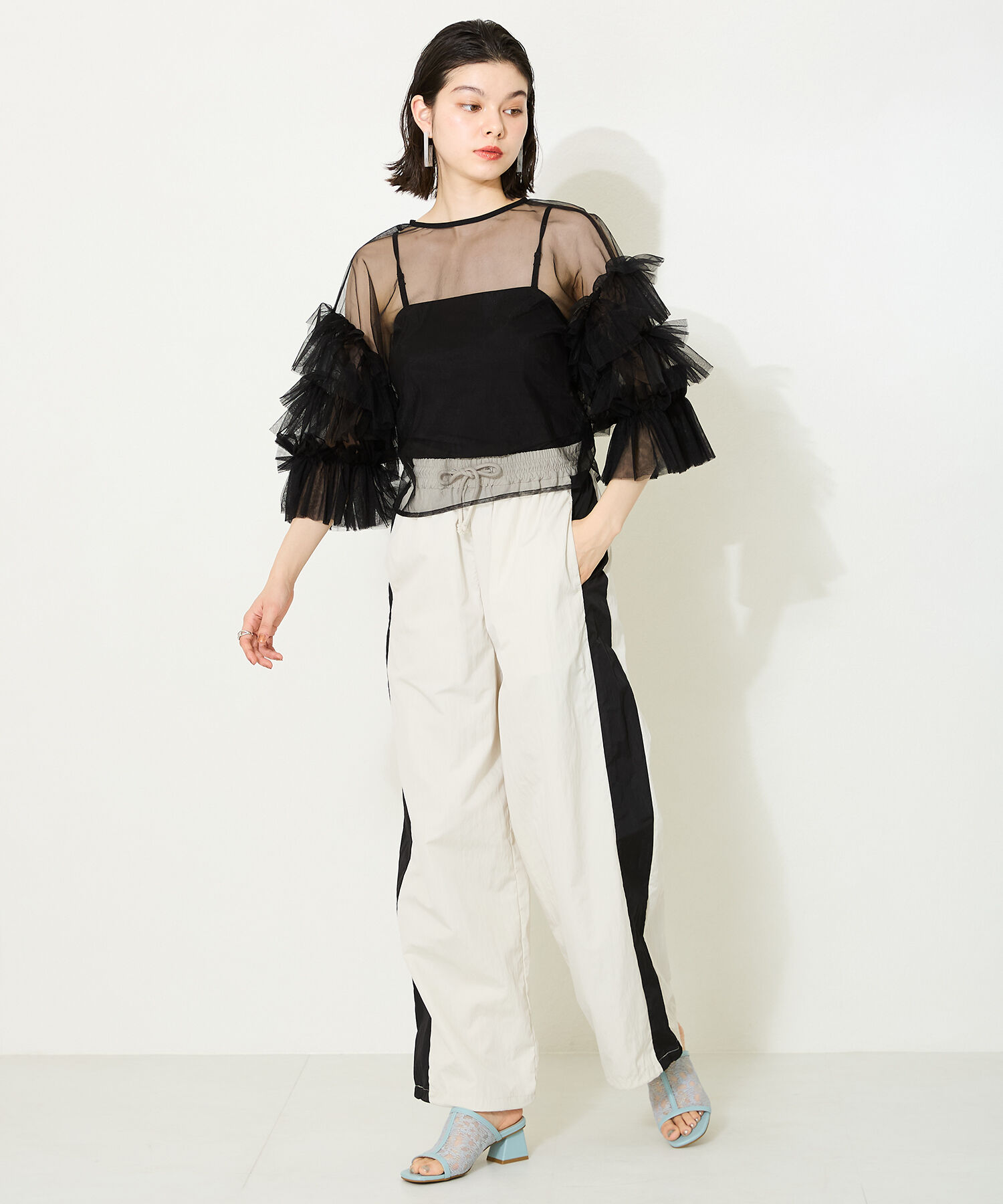 ORiental TRaffic「パイピングデザインチュールサンダル/41228」|サンダル|