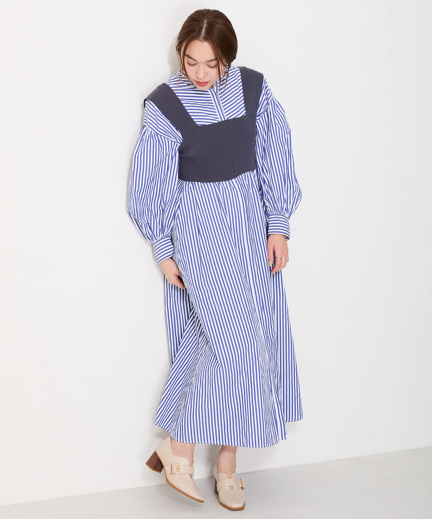 ORiental TRaffic「●2025春夏新作●ウッドヒールベルトパンプス/51103 パンプス トレンド 人気 売れてる」|パンプス|