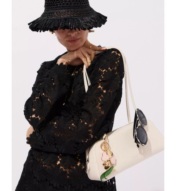 kate spade new york「フレッシュ ピックス フラワー バッグ チャーム」|チャーム・キーホルダー|