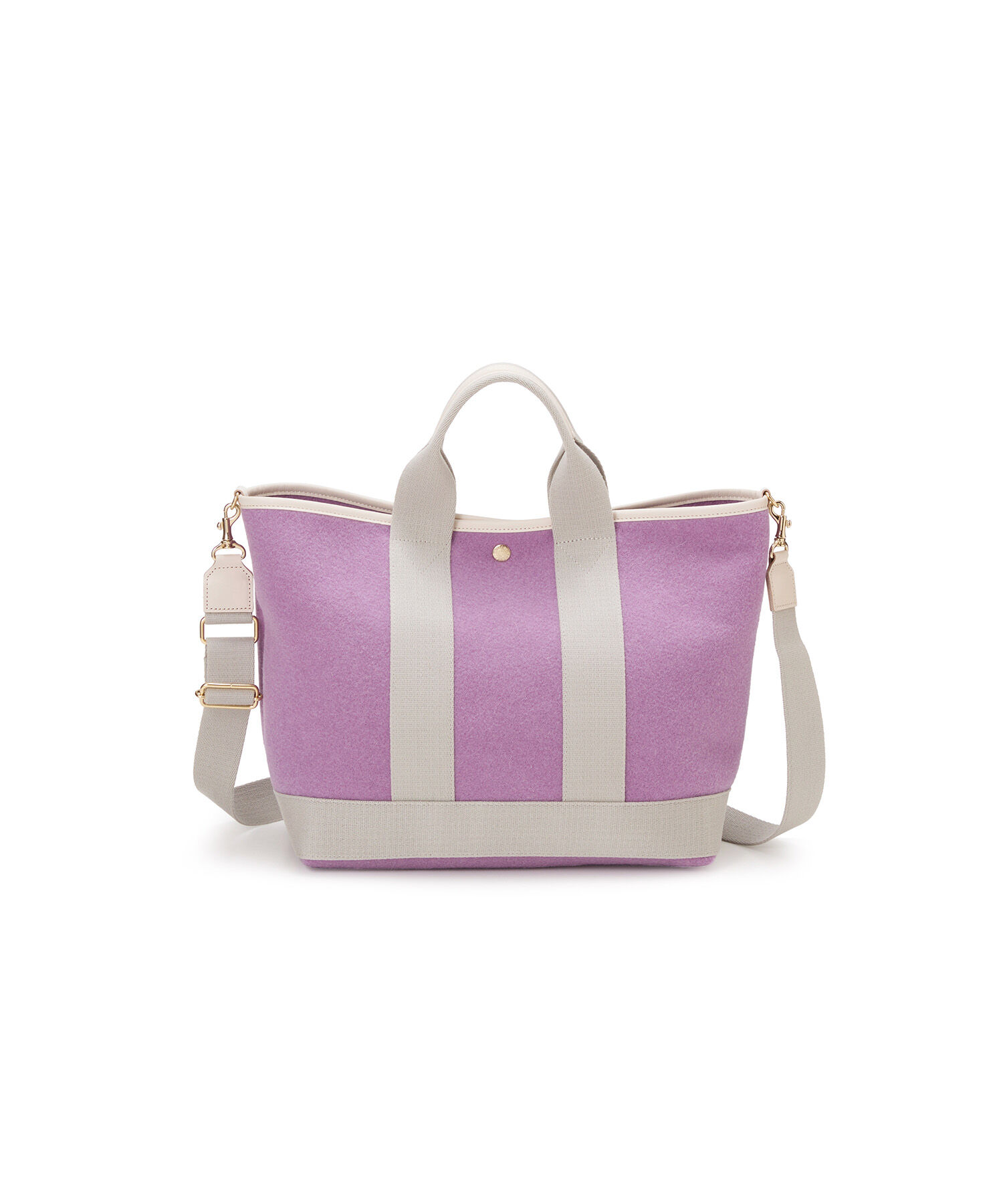 TOPKAPI BREATH「【Breath TOPKAPI】イタリアンフェルト ショルダー付 A4 トートバッグ L」|トートバッグ|ラベンダー