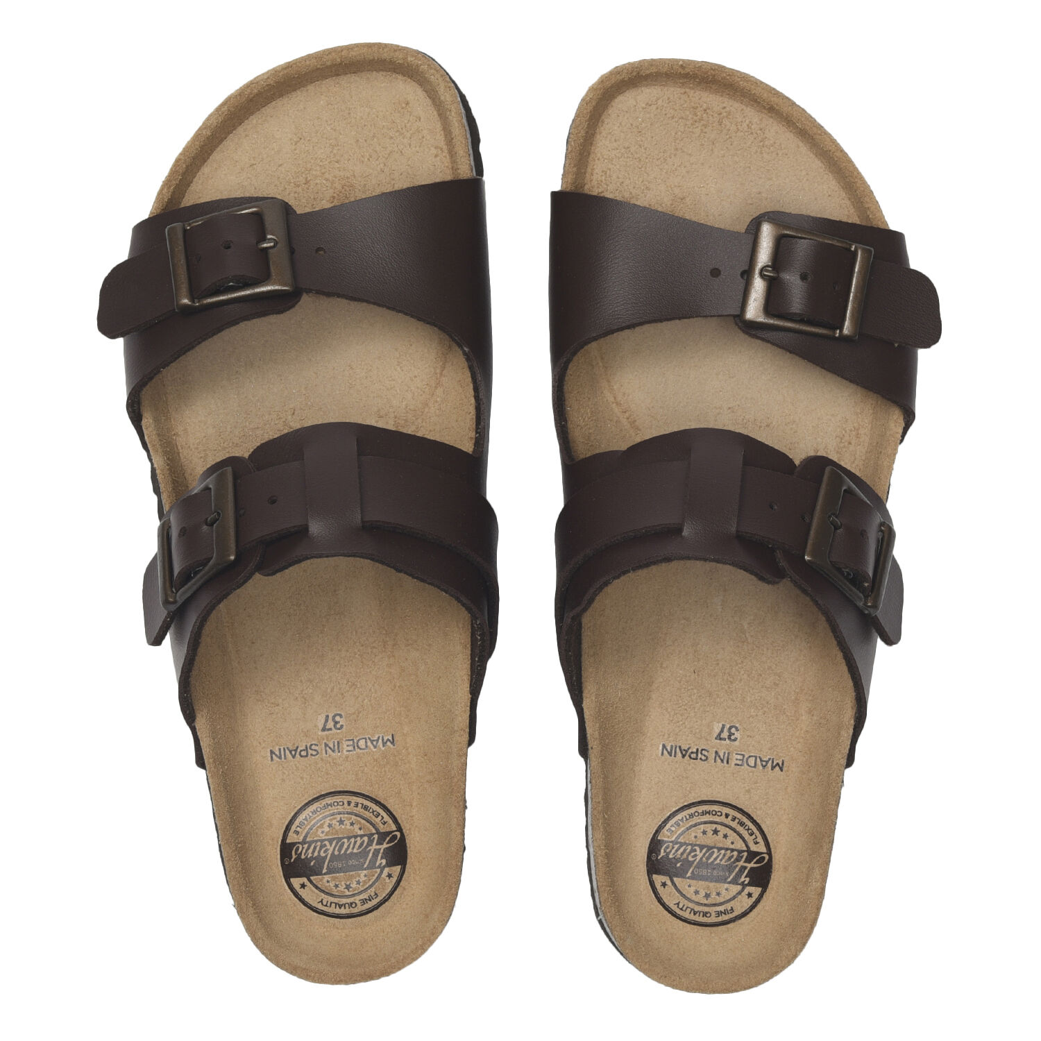 HAWKINS「【HAWKINS】FLORA」|サンダル|ブラウン