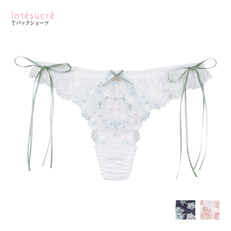 intesucre「アンテシュクレ i毎日フィットブラ IBT374ペア Ｔバックショーツ S/M/L IST374」|インナー|