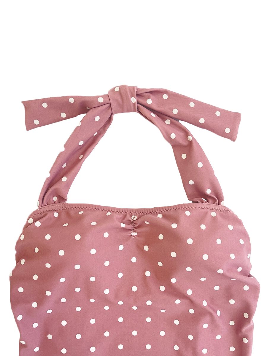 PEAK&PINE「レトロドット柄ワンピース水着」|コンビネゾン|