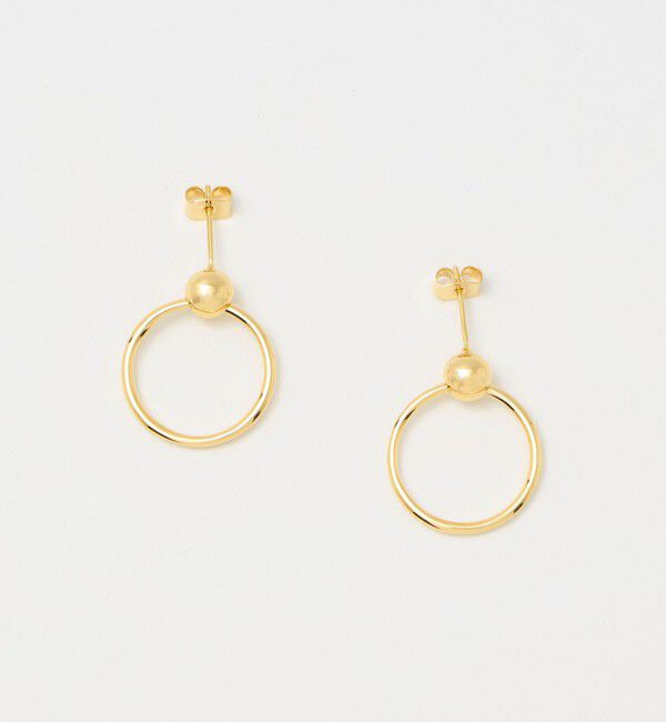 UNITED ARROWS「＜PHILIPPE AUDIBERT＞ASHA GLD フープピアス」|ピアス|GOLD