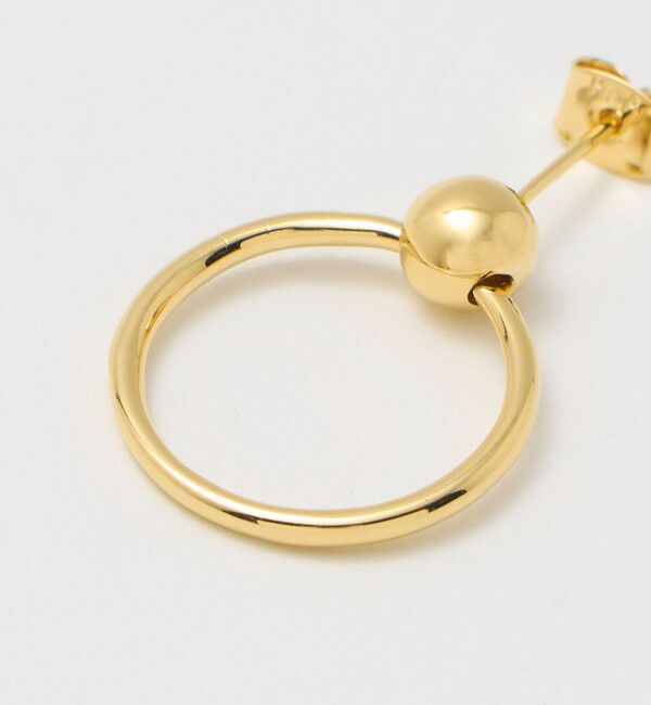 UNITED ARROWS「＜PHILIPPE AUDIBERT＞ASHA GLD フープピアス」|ピアス|