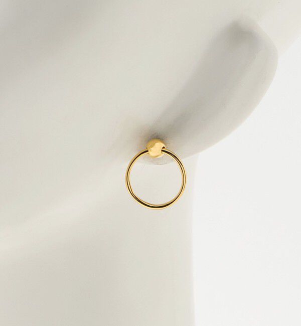 UNITED ARROWS「＜PHILIPPE AUDIBERT＞ASHA GLD フープピアス」|ピアス|