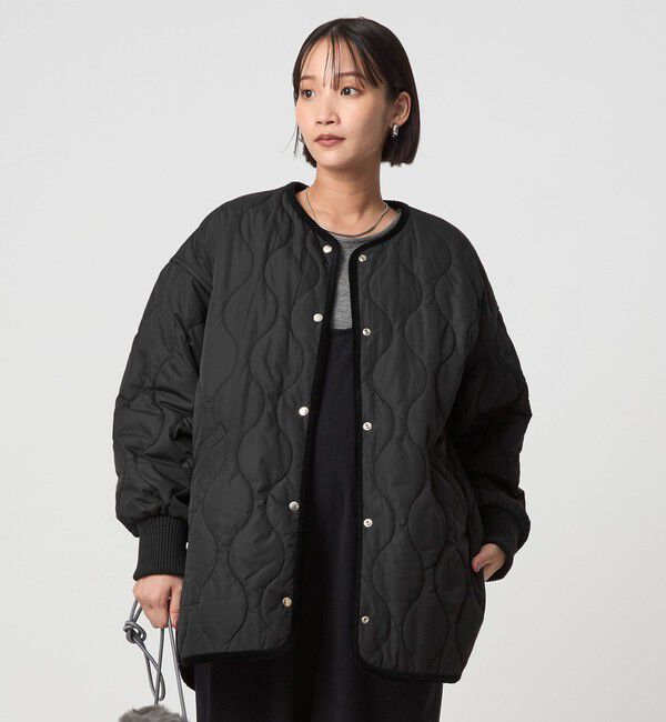 UNITED ARROWS green label relaxing「［size SHORTあり］リバーシブル キルティング ブルゾン ウォッシャブル 撥水」|ブルゾン・スタジャン|