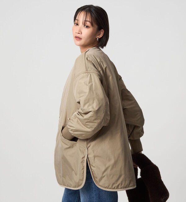 UNITED ARROWS green label relaxing「［size SHORTあり］リバーシブル キルティング ブルゾン ウォッシャブル 撥水」|ブルゾン・スタジャン|