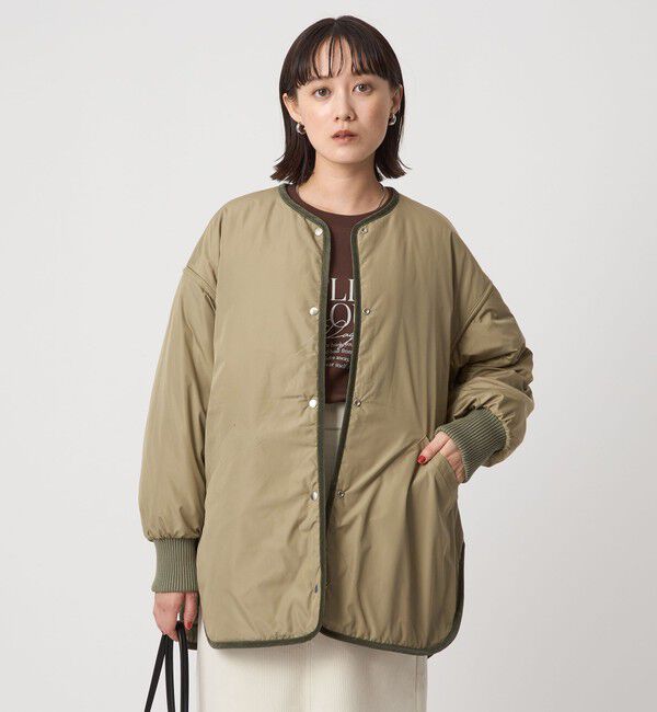 UNITED ARROWS green label relaxing「［size SHORTあり］リバーシブル キルティング ブルゾン ウォッシャブル 撥水」|ブルゾン・スタジャン|
