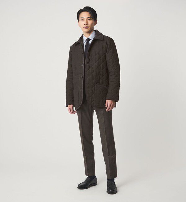 UNITED ARROWS green label relaxing「【別注】＜Traditional Weatherwear＞GLR バーズアイ ブラウン WAVERLY キルティングジャケット」|その他|