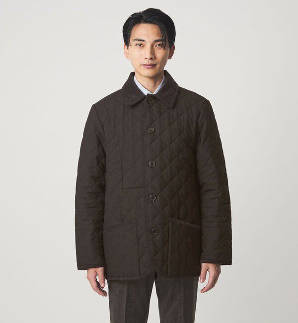 UNITED ARROWS green label relaxing「【別注】＜Traditional Weatherwear＞GLR バーズアイ ブラウン WAVERLY キルティングジャケット」|その他|
