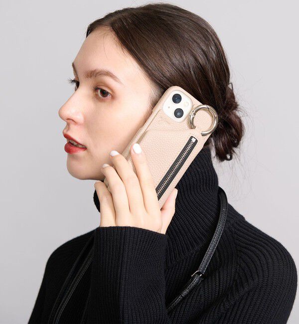 BEAUTY&YOUTH UNITED ARROWS「＜ajew＞CADENAS ストラップ iPhone14/16e共通対応ケース」|モバイルケース|BEIGE