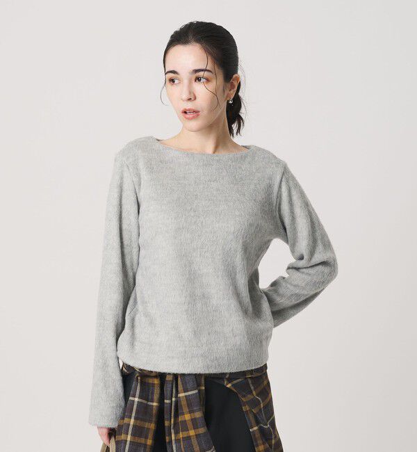 BEAUTY&YOUTH UNITED ARROWS「シャギー ボートネックプルオーバー ウォッシャブル」|Tシャツ・カットソー|