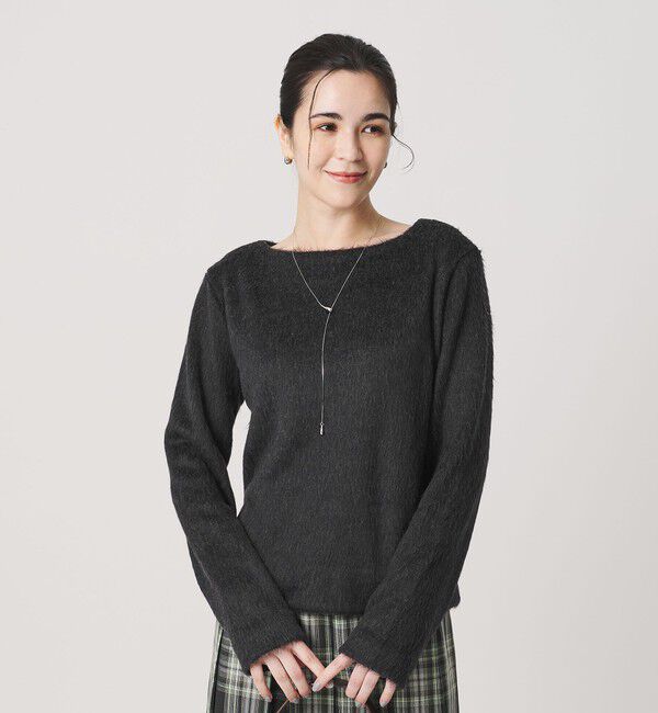 BEAUTY&YOUTH UNITED ARROWS「シャギー ボートネックプルオーバー ウォッシャブル」|Tシャツ・カットソー|