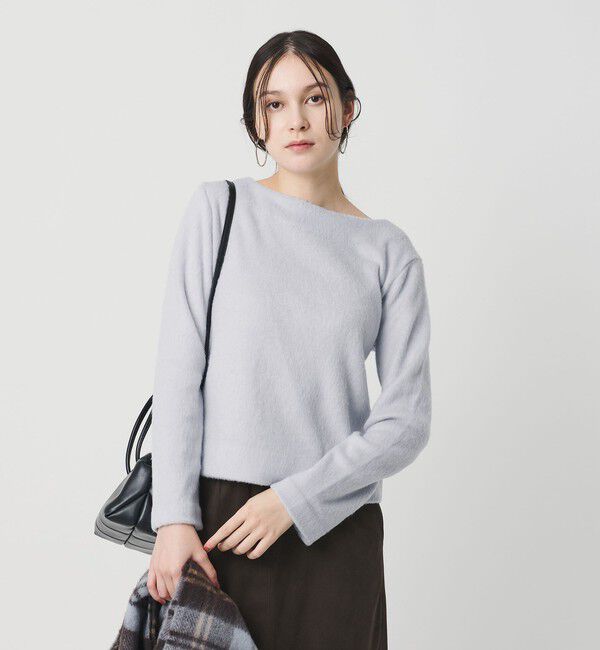 BEAUTY&YOUTH UNITED ARROWS「シャギー ボートネックプルオーバー ウォッシャブル」|Tシャツ・カットソー|