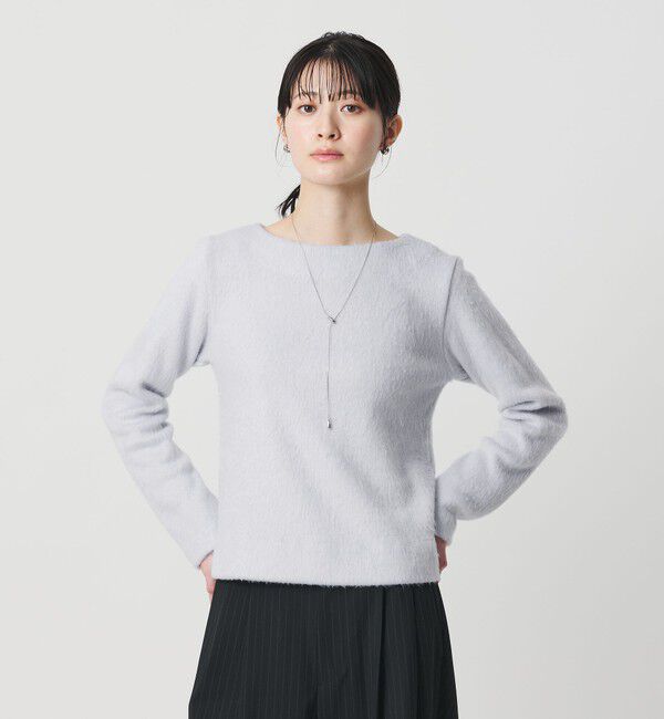 BEAUTY&YOUTH UNITED ARROWS「シャギー ボートネックプルオーバー ウォッシャブル」|Tシャツ・カットソー|