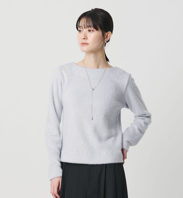 BEAUTY&YOUTH UNITED ARROWS「シャギー ボートネックプルオーバー ウォッシャブル」|Tシャツ・カットソー|