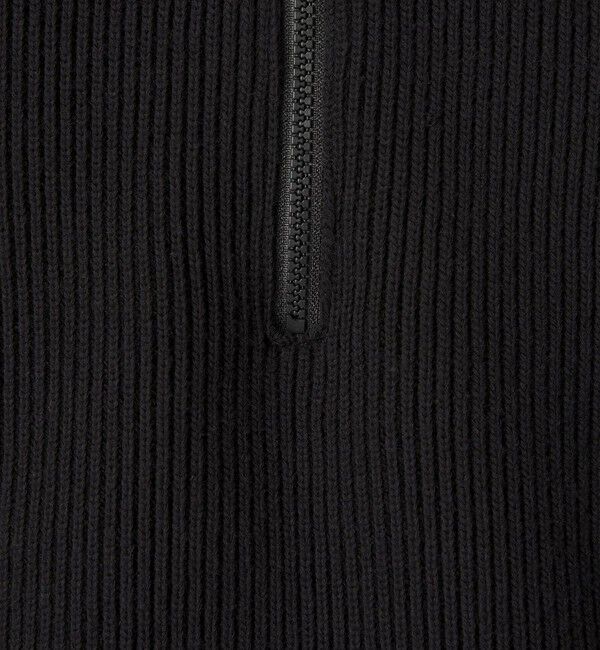 STEVEN ALAN「＜Steven Alan＞ T/C 9G アゼ ハーフジップ ドライバーズ ニット」|ニット・セーター|