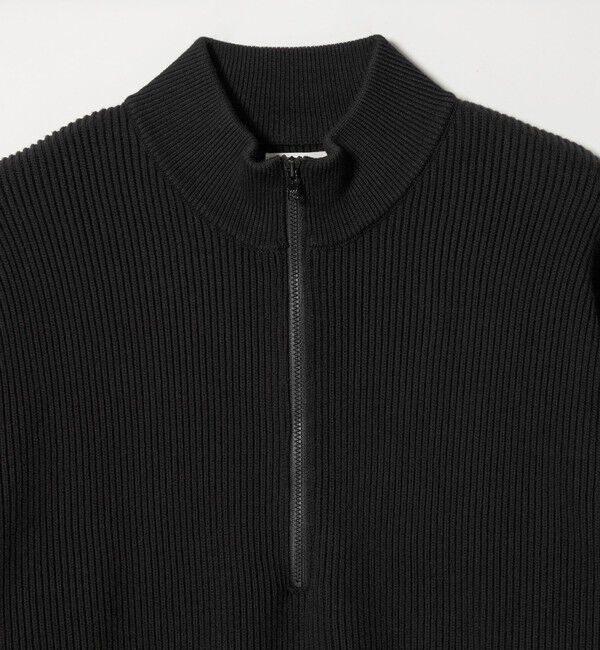 STEVEN ALAN「＜Steven Alan＞ T/C 9G アゼ ハーフジップ ドライバーズ ニット」|ニット・セーター|