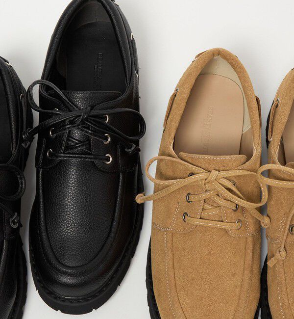 BEAUTY&YOUTH UNITED ARROWS「3WAY デッキシューズ ブラック」|デッキシューズ|