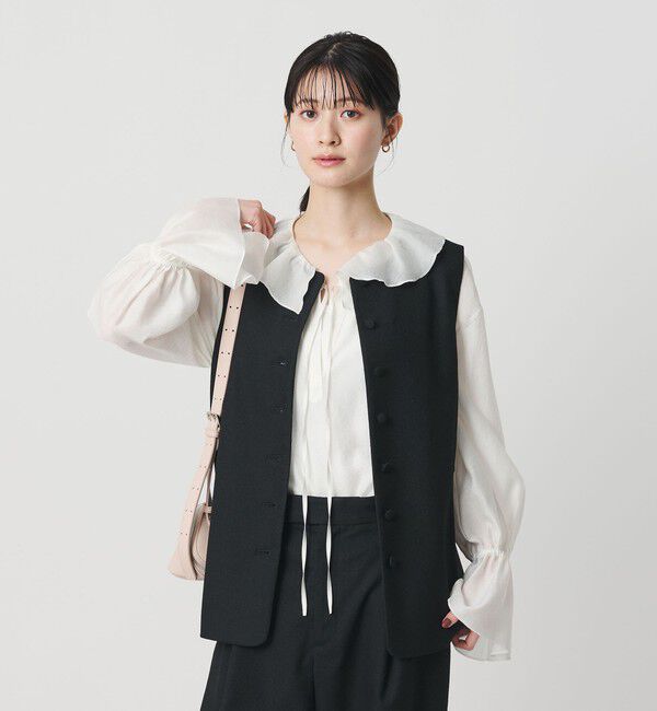 BEAUTY&YOUTH UNITED ARROWS「ツイードライク バックペプラム ベスト」|ベスト・ジレ|