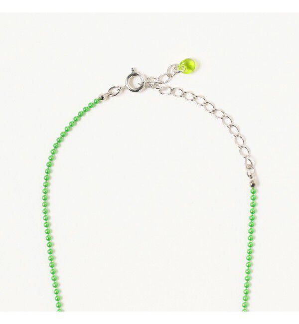 Ray BEAMS 「カラーボール チャーム クマ ネックレス」|ネックレス|