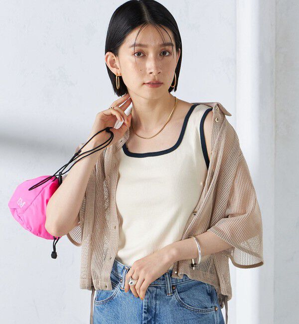 SHIPS for women「【SHIPS別注】miller:スクエアネック タンクトップ」|タンクトップ|