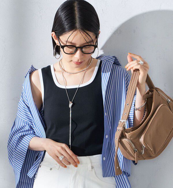 SHIPS for women「【SHIPS別注】miller:スクエアネック タンクトップ」|タンクトップ|