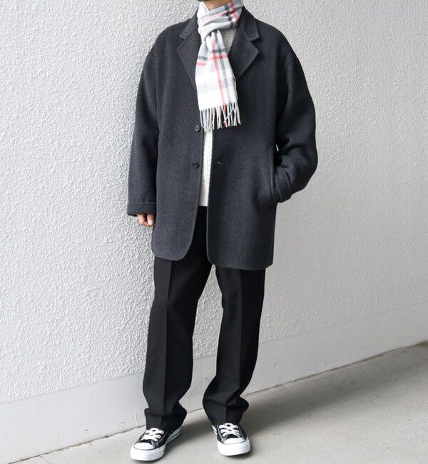 SHIPS any「SHIPS any: リバー メルトン オーバーサイズ ジャケット コート (チェスターコート)◇」|チェスターコート|