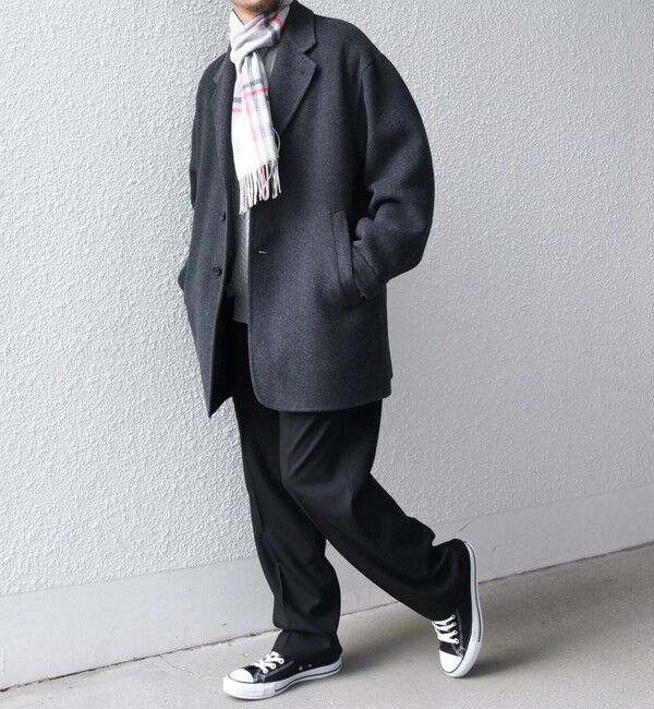 SHIPS any「SHIPS any: リバー メルトン オーバーサイズ ジャケット コート (チェスターコート)◇」|チェスターコート|