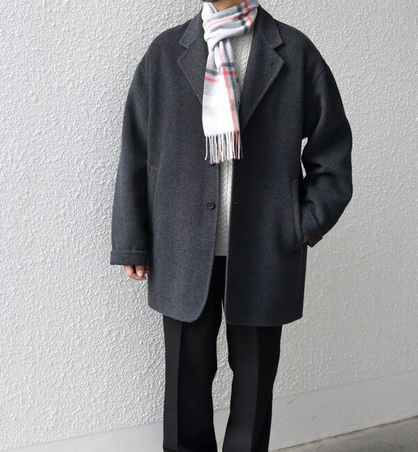 SHIPS any「SHIPS any: リバー メルトン オーバーサイズ ジャケット コート (チェスターコート)◇」|チェスターコート|