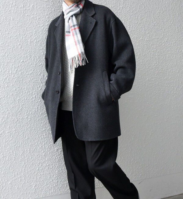 SHIPS any「SHIPS any: リバー メルトン オーバーサイズ ジャケット コート (チェスターコート)◇」|チェスターコート|