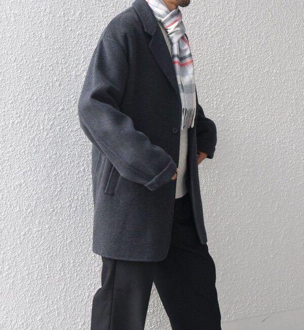 SHIPS any「SHIPS any: リバー メルトン オーバーサイズ ジャケット コート (チェスターコート)◇」|チェスターコート|