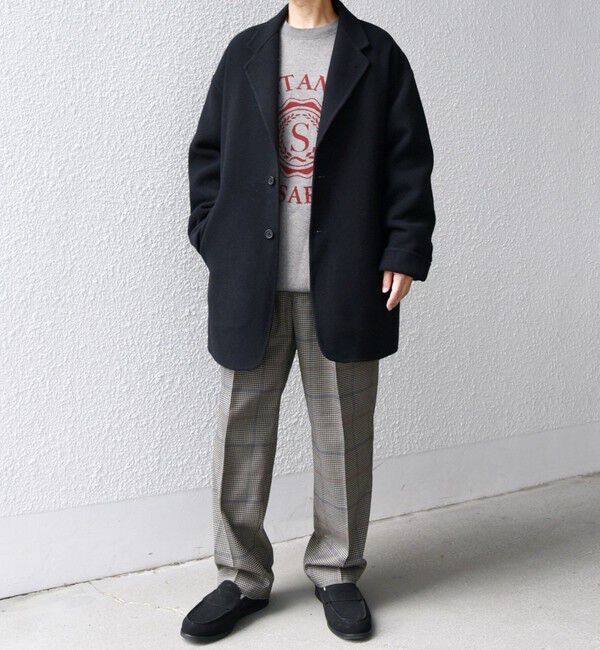 SHIPS any「SHIPS any: リバー メルトン オーバーサイズ ジャケット コート (チェスターコート)◇」|チェスターコート|